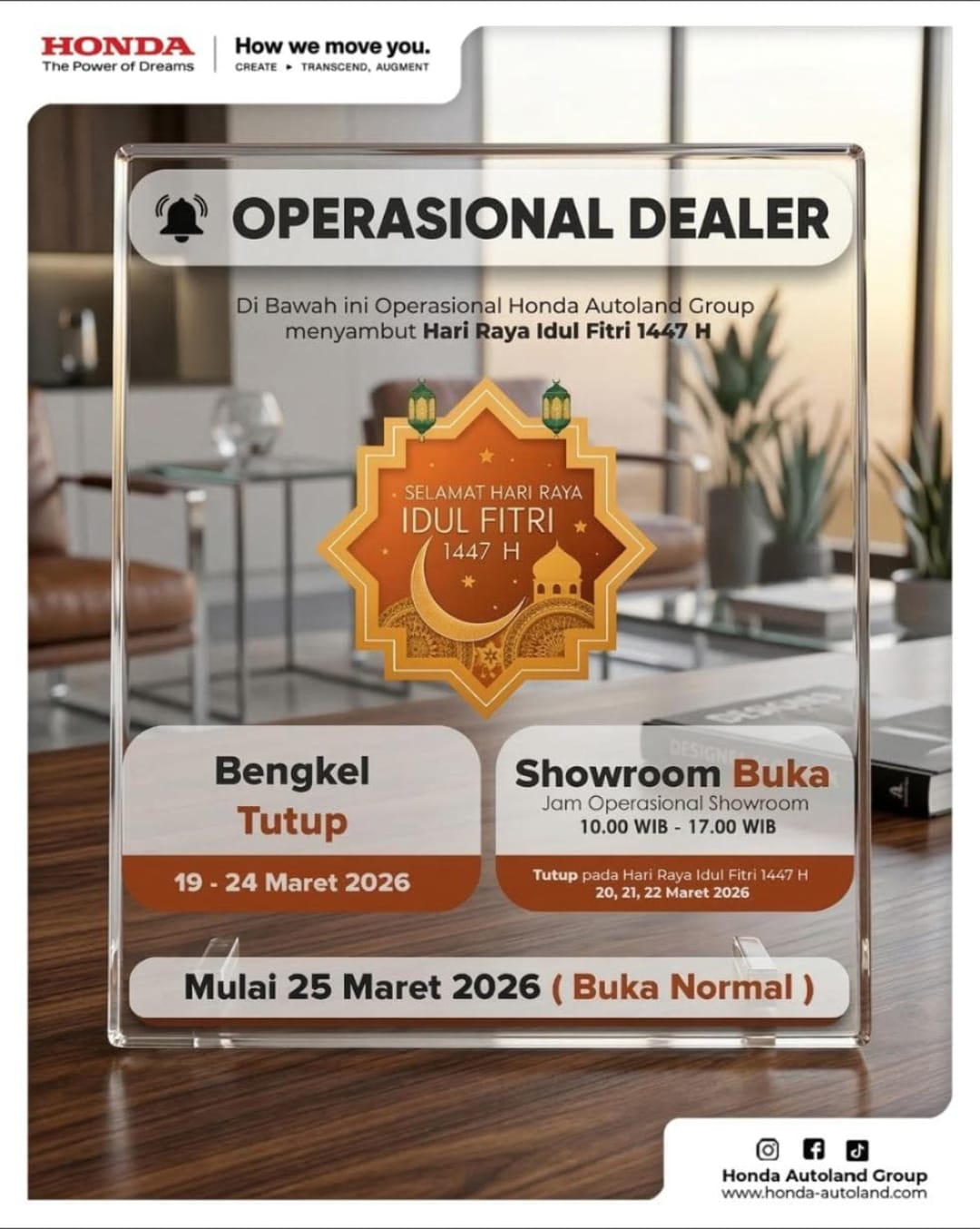 Pengumuman Libur Idul Fitri 1447 H